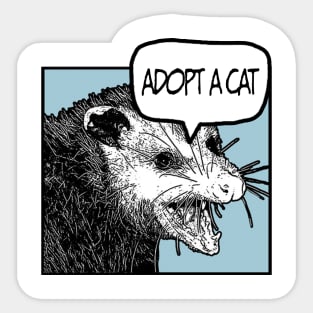 Adopt A Cat Sticker